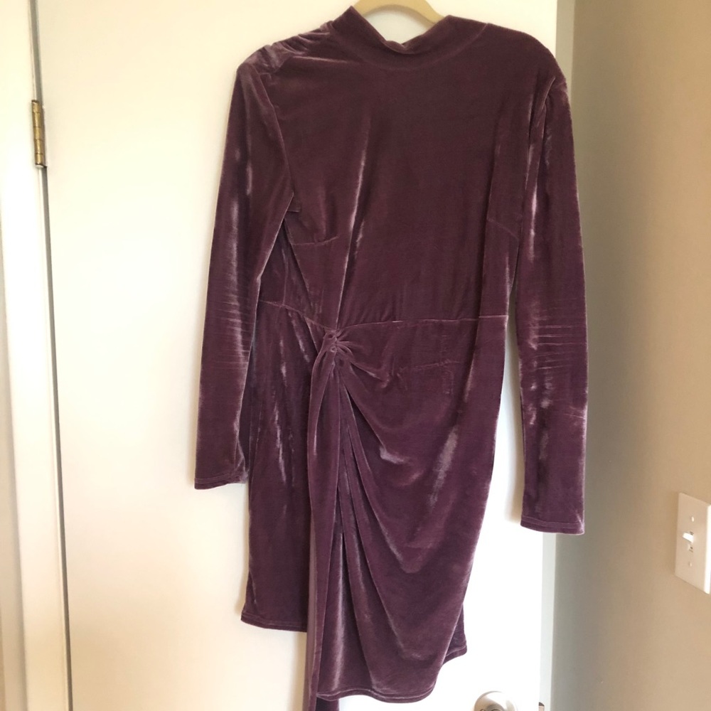 Velvet mini dress